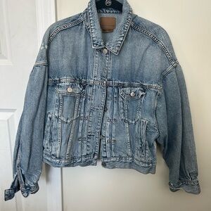 American Eagle Outfitters Light Blue Jean Jacket
